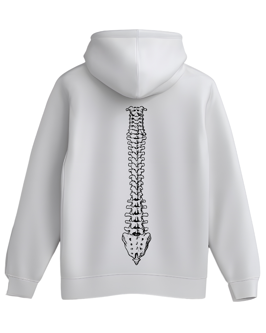 Unisex EcoMix-Kapuzenpulli Rückgrat
