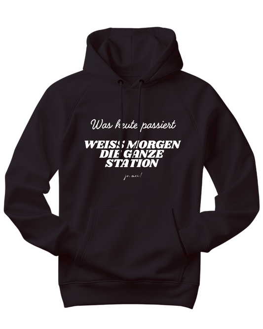 Unisex EcoMix-Kapuzenpulli Station