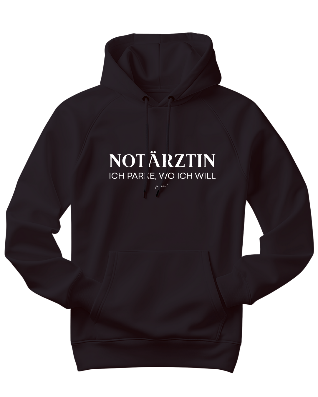 Unisex EcoMix-Kapuzenpulli Notärztin