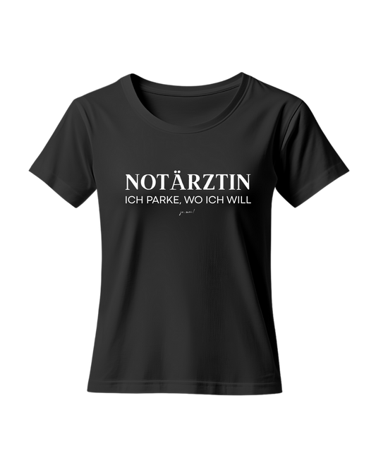 Feminines BIO-Leiberl Notärztin