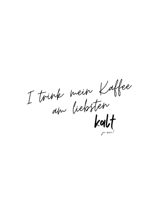 Kalter Kaffee