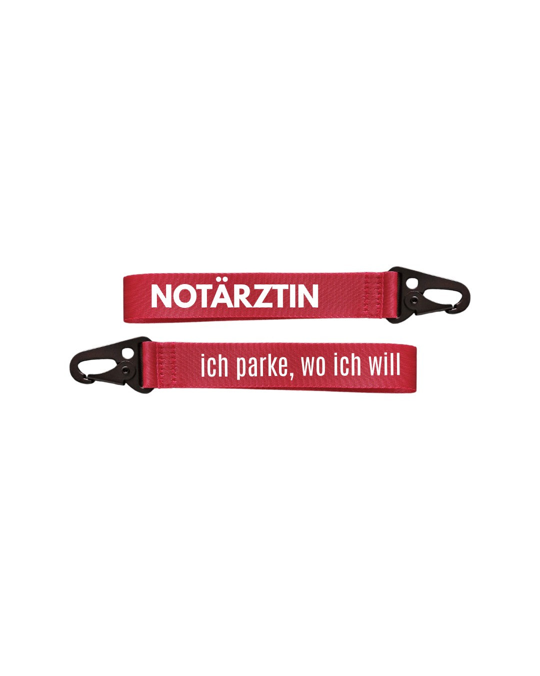 robuster Schlüsselanhänger "parken"