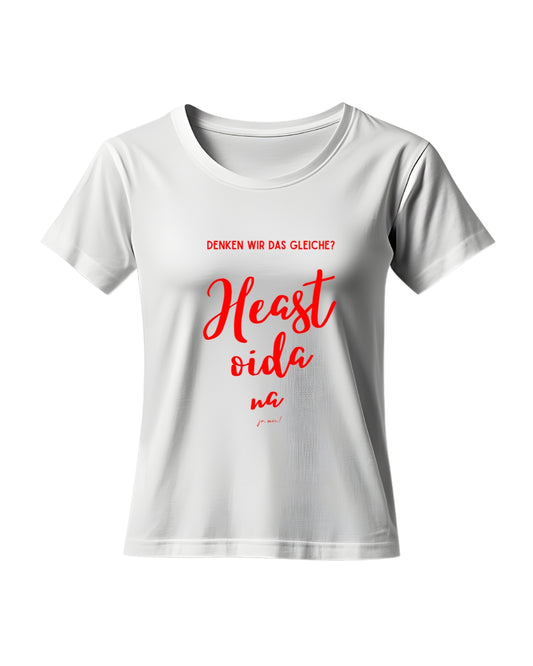 Feminines BIO-Leiberl Heast oida na