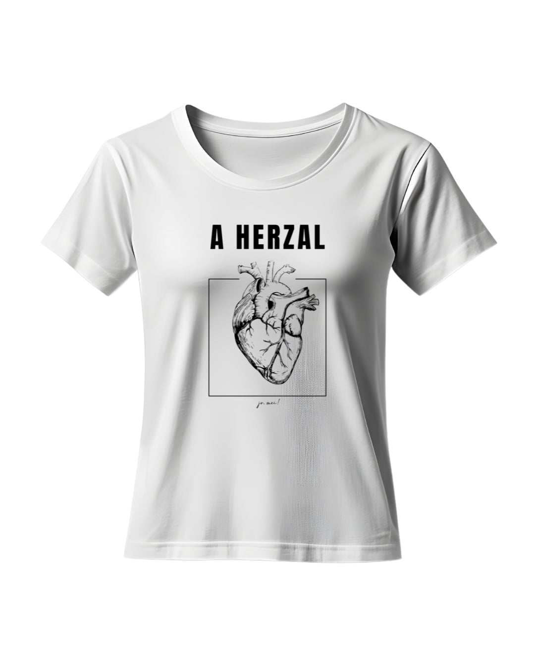 Feminines BIO-Leiberl A Herzal