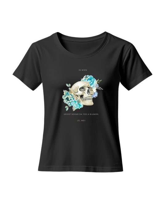 Feminines BIO-Leiberl Blumerl