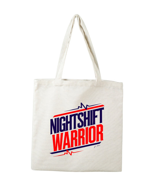 Baumwolltasche Nightshift Warrior