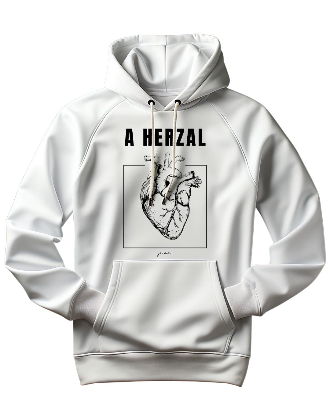 Unisex BIO-Kapuzenpulli A Herzal