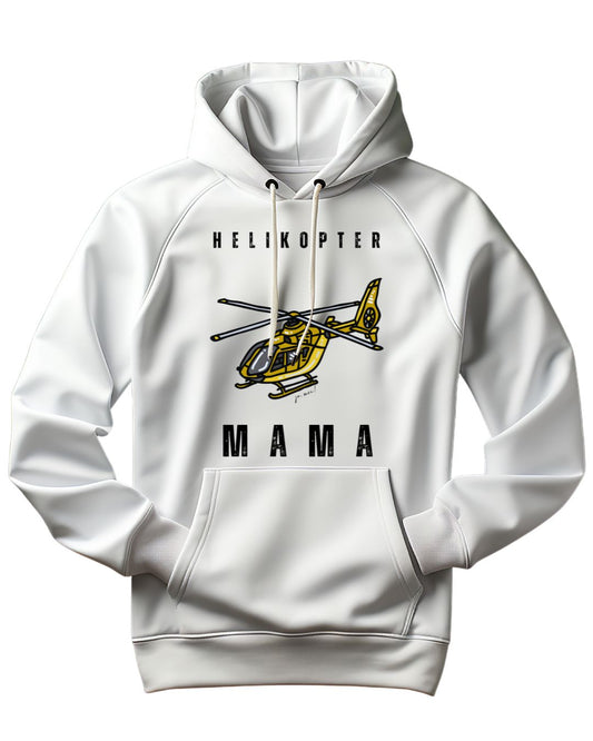 Unisex BIO-Kapuzenpulli HelikopterMAMA