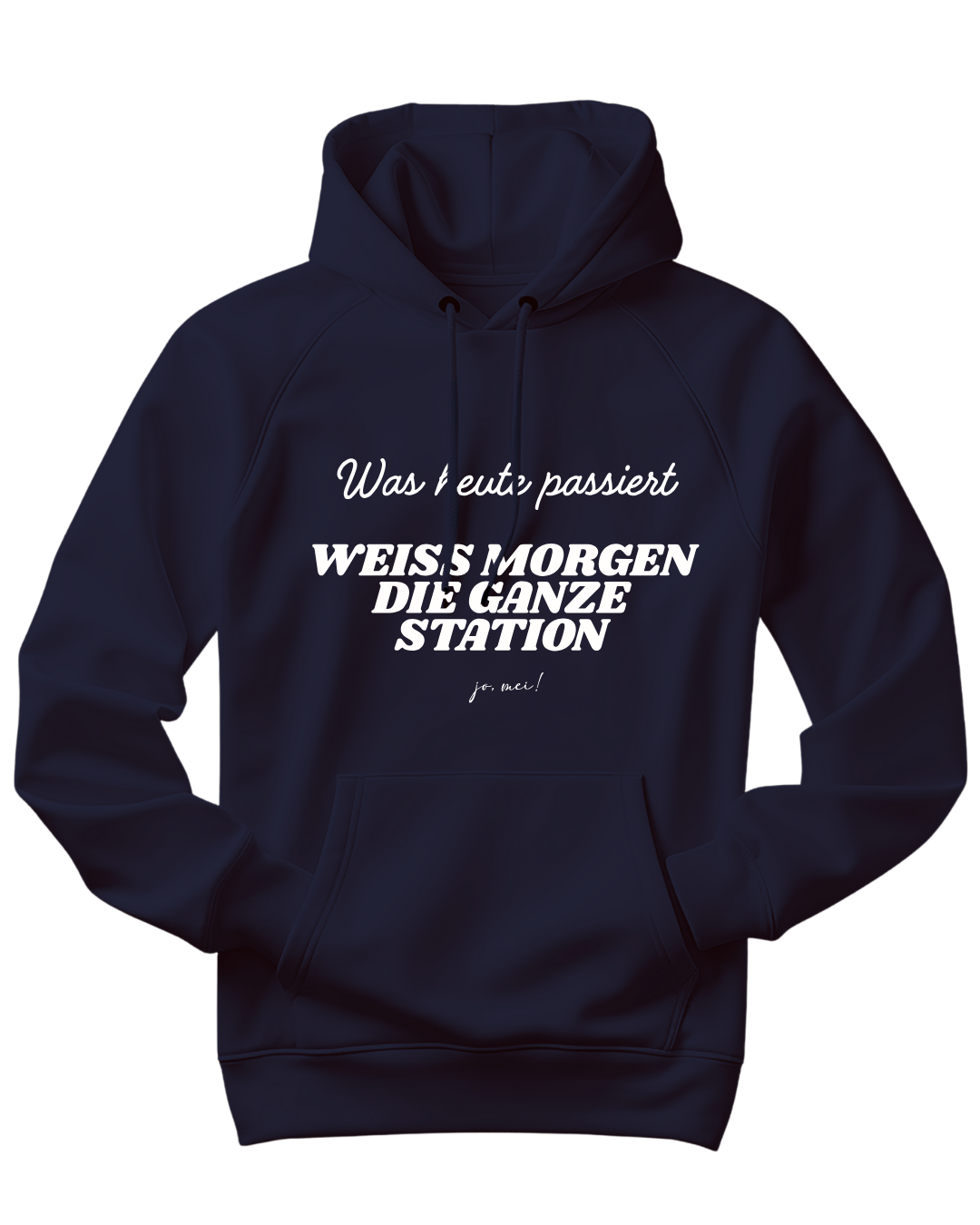 Unisex EcoMix-Kapuzenpulli Station