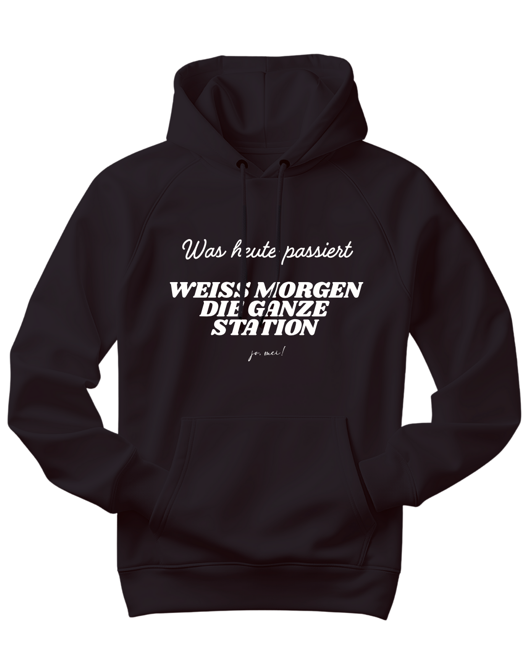 Unisex EcoMix-Kapuzenpulli Station