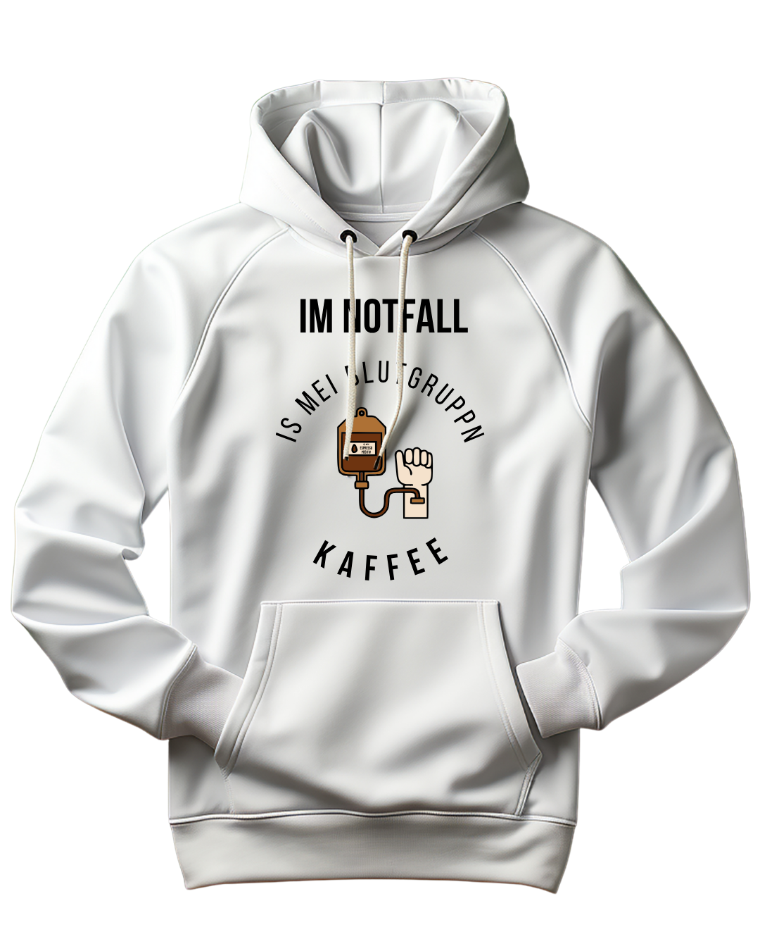 Unisex EcoMix-Kapuzenpulli Blutgruppe