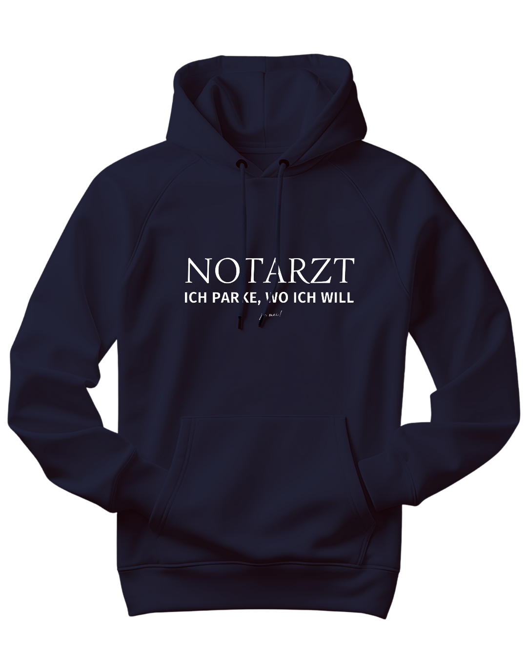 Unisex EcoMix-Kapuzenpulli Notarzt