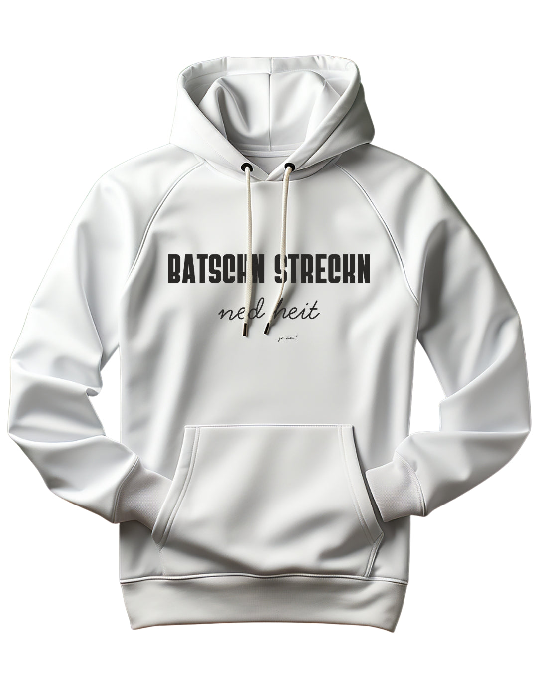 Unisex BIO-Kapuzenpulli Batschn streckn