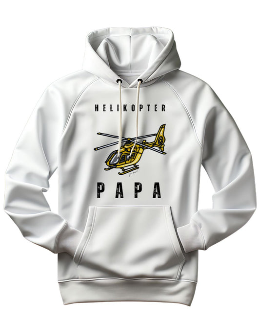 Unisex BIO-Kapuzenpulli HelikopterPAPA