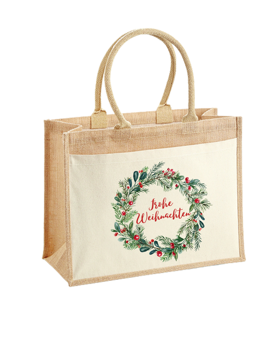 Jute-SHOPPER Kränze