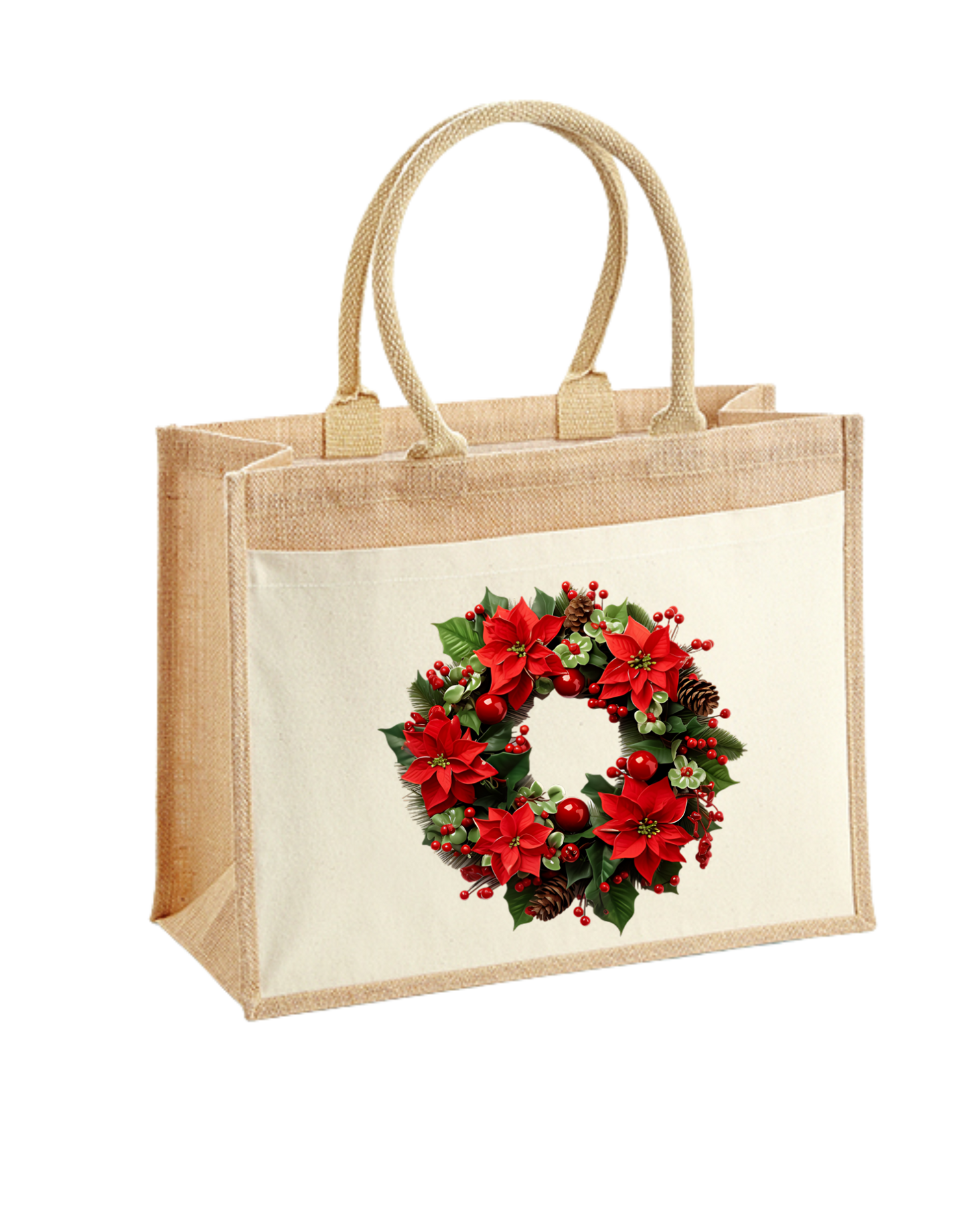 Jute-SHOPPER Kränze