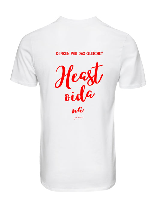 Maskulines BIO-Leiberl Heast oida na