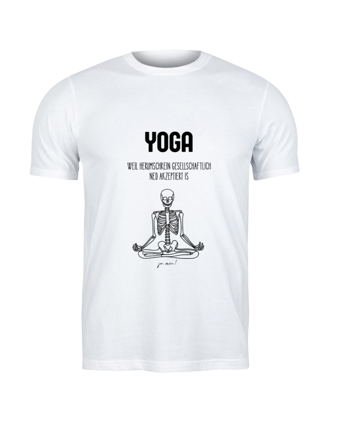 Maskulines BIO-Leiberl Yoga statt schrein