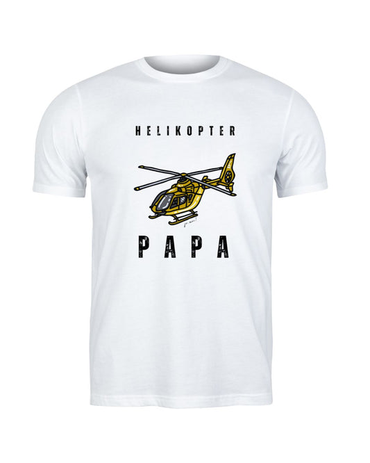 Maskulines BIO-Leiberl HelikopterPAPA