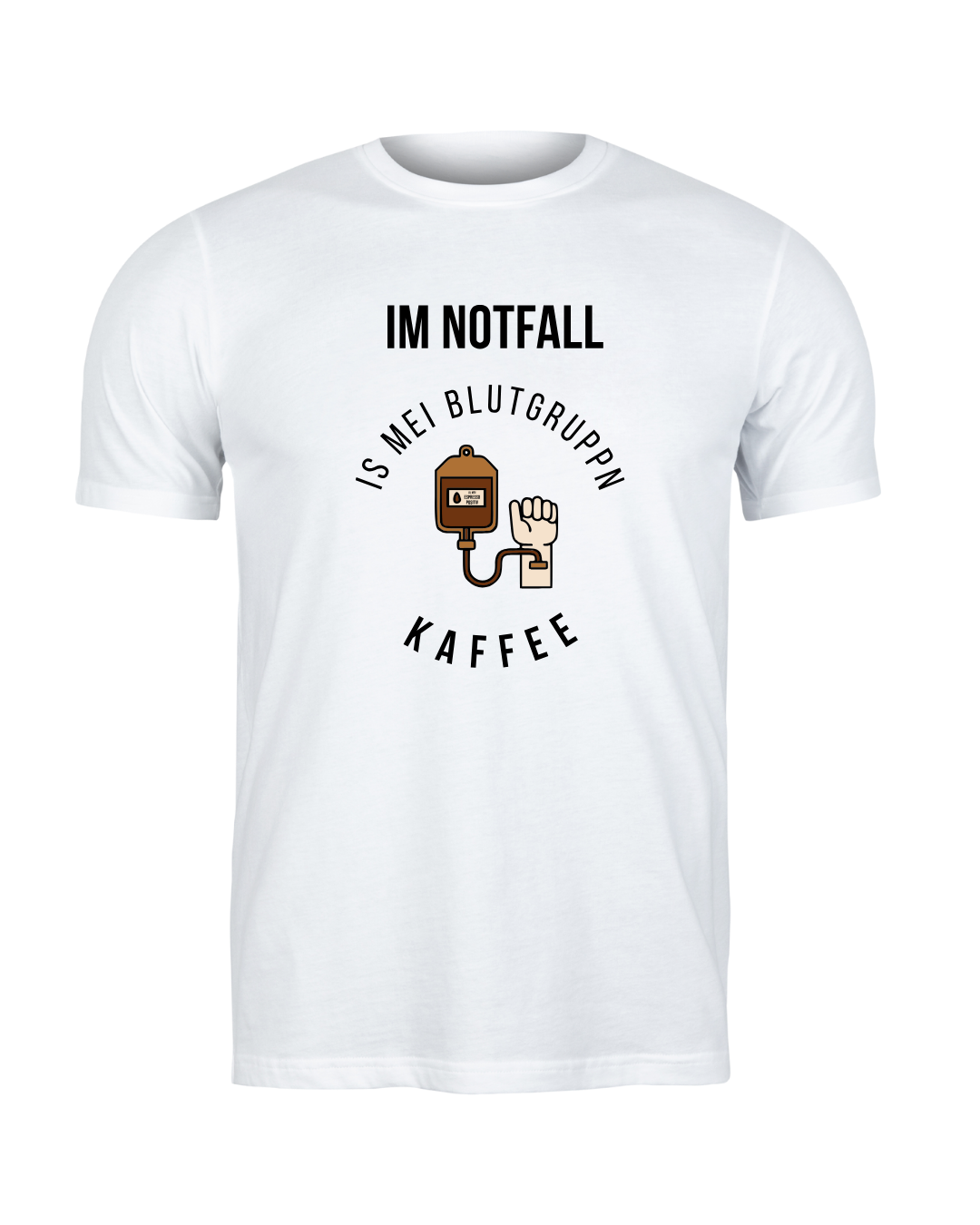 Maskulines BIO-Leiberl Blutgruppe