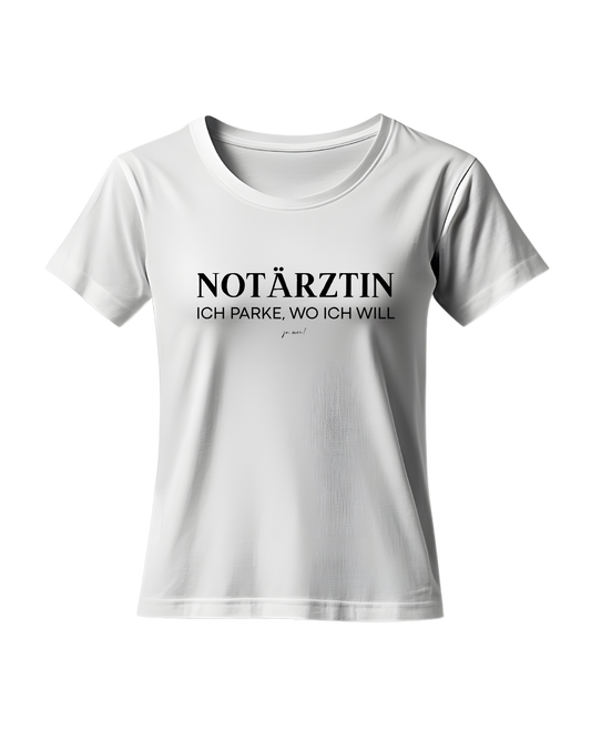 Feminines BIO-Leiberl Notärztin