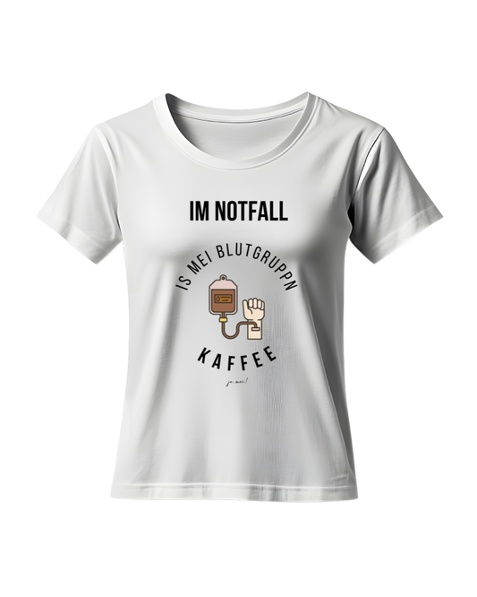 Feminines BIO-Leiberl Blutgruppe