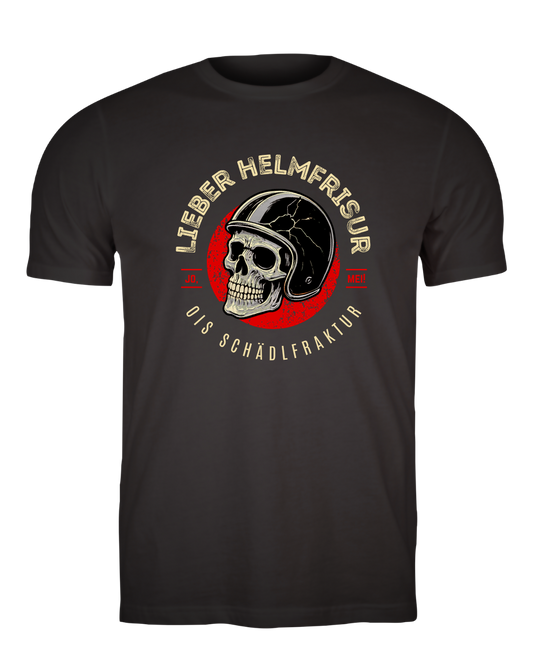Maskulines BIO-Leiberl "Helmfrisur"