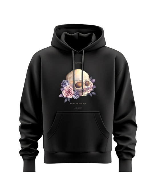 Unisex BIO-Kapuzenpulli Der Tod blüht auf