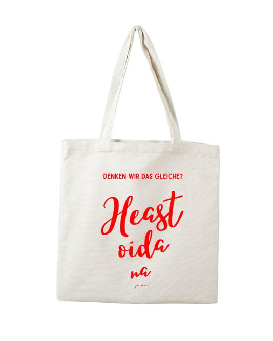 Baumwolltasche Heast oida na